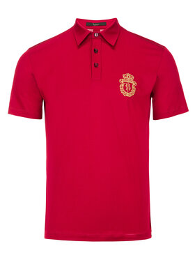 Billionaire Billionaire Polo 18087 Czerwony Slim Fit