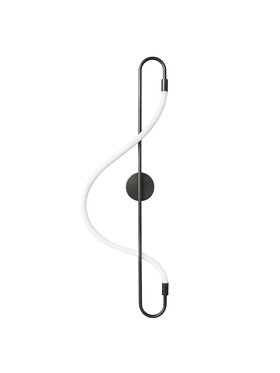 MIAhome MIAhome Kinkiet Lampa ścienna ESSA czarna 90 cm Czarny