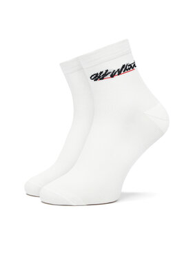 Off-White Off-White Κάλτσες Ψηλές Γυναικείες OWRA018R21KNI Λευκό