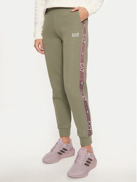 EA7 Emporio Armani EA7 Emporio Armani Pantaloni trening 6DTP81 TJUXZ 1898 Verde Regular Fit