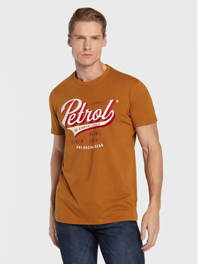 Petrol Industries Petrol Industries T-Shirt M-3020-TSR602 Πορτοκαλί Regular Fit