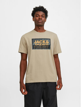Jack&Jones Jack&Jones T-Shirt Logan 12253442 Beżowy Standard Fit