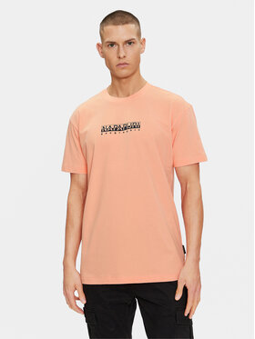 Napapijri Napapijri T-Shirt NP0A4H8S Różowy Regular Fit