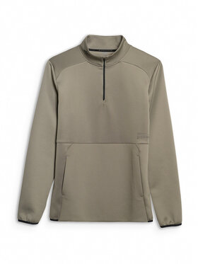 4F 4F Bluza techniczna TRAINING Khaki Regular Fit