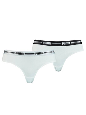 Puma Puma Figi klasyczne Puma Brazilian Briefs 2 Pack Biały
