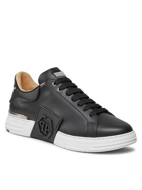 PHILIPP PLEIN PHILIPP PLEIN Sneakers Lo-Top Sneakers Phantom Kick$ Leather Hexagon FABS USC0263 PLE010N Nero