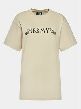 Grimey Grimey T-shirt GA689 Bež Urban Fit