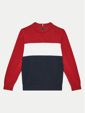 Tommy Hilfiger Tommy Hilfiger Bluza Colorblock KB0KB09150 Kolorowy Regular Fit