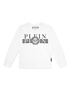 PHILIPP PLEIN PHILIPP PLEIN Bluza 19657 Biały Regular Fit