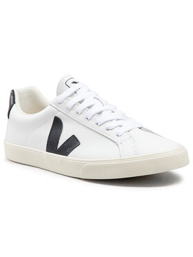 Veja Veja Superge Esplar Logo Leather Extra EO020005A Bela