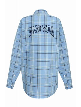 Magda Matyja Magda Matyja Koszula Kelly Shirt Babyblue Niebieski Oversize