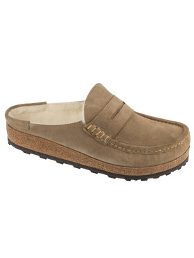 Birkenstock Birkenstock Klapki Naples Shearling Brązowy
