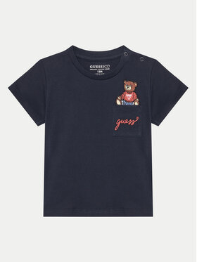 Guess Guess Тишърт I5RI03 I3Z14 Тъмносин Regular Fit