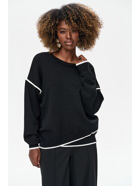 blue shadow blue shadow Sweter Glay Czarny Regular Fit