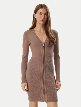 Marciano Guess Marciano Guess Rochie tricotată G6BK09 Z1547 Bej închis Regular Fit