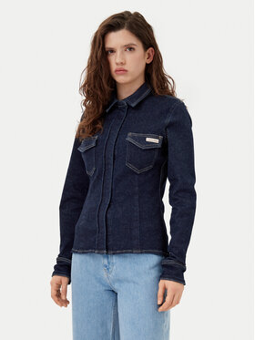Calvin Klein Jeans Calvin Klein Jeans Koszula jeansowa Lean J20J224539 Granatowy Regular Fit