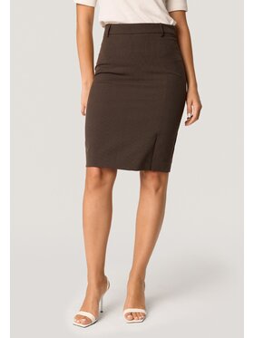 QUIOSQUE QUIOSQUE Spódnica QUIOSQUE 7TP001126 Brązowy Regular Fit