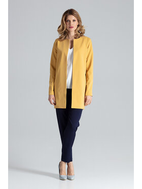 FIGL FIGLFIGL Cappotto M551 Giallo Regular Fit