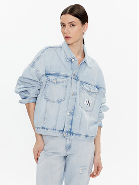 Calvin Klein Jeans Calvin Klein Jeans Farmer kabát J20J220229 Kék Oversize
