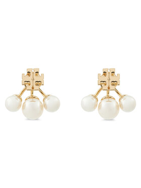 Tory Burch Tory Burch Ohrringe Kira Pearl Front-Back Earring 153672 Goldfarben