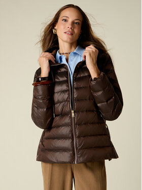Oltre Oltre Kurtka puchowa F805R001532N032 Brązowy Regular Fit