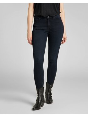 Lee Lee Jeansy SCARLETT HIGH Niebieski Skinny Fit
