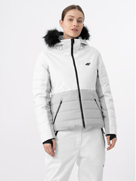 4F 4F Slēpošanas jaka 4FAW23TTJAF337 Pelēks Slim Fit