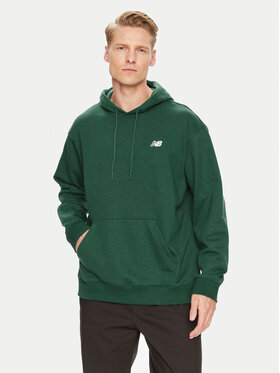 New Balance New Balance Pulóver Small Logo MT41508 Zöld Regular Fit