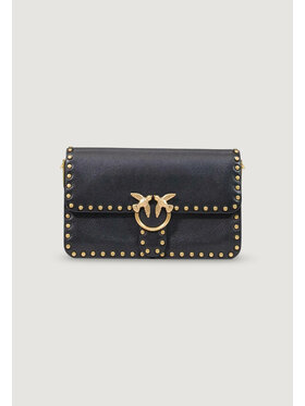 PINKO PINKO Borsetta LOVE ONE SLOUCHY CL STUDS SMAL Nero