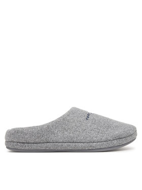 Tommy Hilfiger Tommy Hilfiger Papuci de casă Hilfiger Felt House Shoe FM0FM06017 Gri