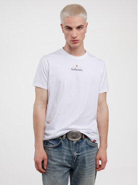 BIG STAR BIG STAR T-Shirt TECHMUNEN Biały Basic Fit