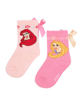 Princess Princess Dlhé ponožky CEO-ACCCS-SS26-304DPRN(2-PACK) Ružová