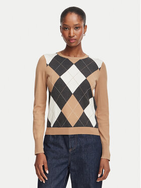 Marella Marella Pullover Carabo 2625366131 Hellbraun Regular Fit