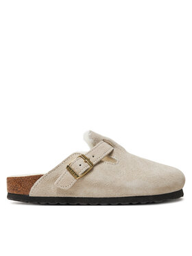 Birkenstock Birkenstock Šlepetės Boston Shearling Leve 1026192 Balta