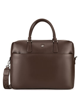 Beverly Hills Polo Club Beverly Hills Polo Club Torba na laptopa BHPC-L-016-07 Brązowy