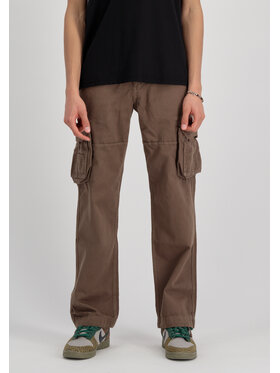 Alpha Industries Alpha Industries Spodnie materiałowe AI.101212-183-32 Brązowy Straight Leg