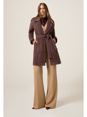 Oltre Oltre Cappotto invernale 8158J000228N013 Marrone Slim Fit