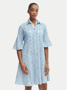 Iconique Iconique Krekla kleita IC25-006 Zils Relaxed Fit