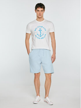 BIG STAR BIG STAR Szorty sportowe LUISS Niebieski Basic Fit