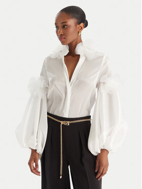 Babylon Babylon Džemperis S00303 Balta Regular Fit