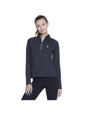 Skechers Skechers Bluza Skechers Ultra Go Lite Full Zip Hoodie Czarny Regular Fit