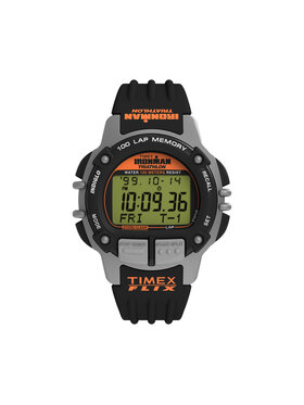 Timex Timex Sat Ironman Flix 100 Lap TW5M63200 Crna
