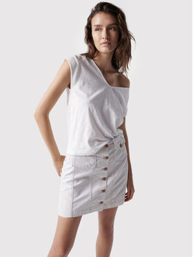 Salsa Salsa Särkpluus 126438 Valge Slim Fit