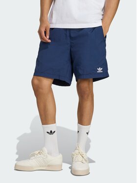 adidas adidas Szorty materiałowe 152181 Błękitny Regular Fit