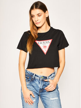 Guess Guess Тишърт E02I01 K8FY0 Черен Regular Fit
