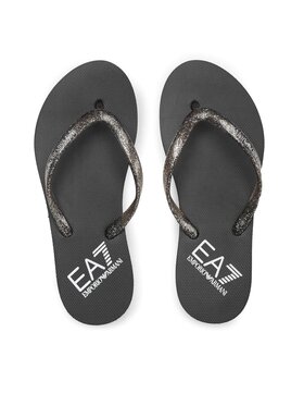EA7 Emporio Armani EA7 Emporio Armani Flip flop XFQ013 XK322 S466 Negru