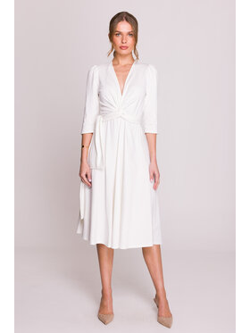 Stylove Stylove Sukienka wieczorowa S404 Biały Premium Fit