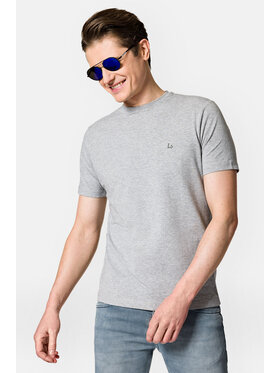 Lancerto Lancerto T-Shirt Linus TS073123000016 Szary Regular Fit