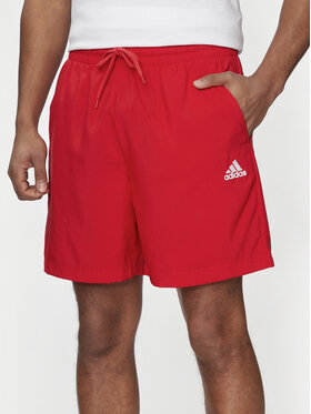adidas adidas Szorty sportowe Essentials Chelsea Small Logo IC9394 Czerwony Regular Fit