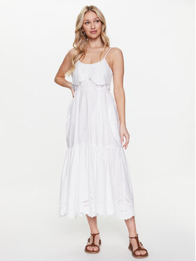TWINSET TWINSET Robe d'été 231TT2300 Blanc Regular Fit